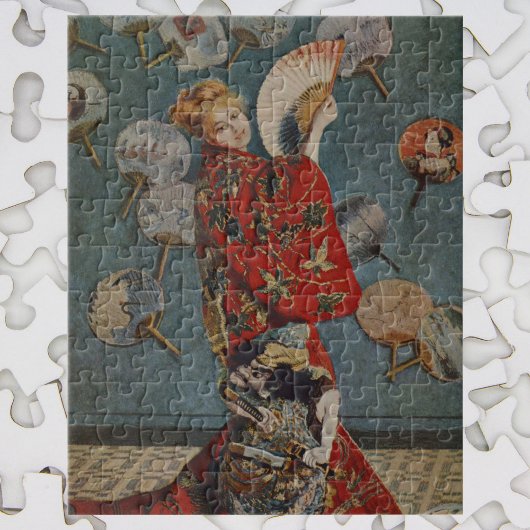Camille Monet in Japans kostuum door Claude Monet Legpuzzel