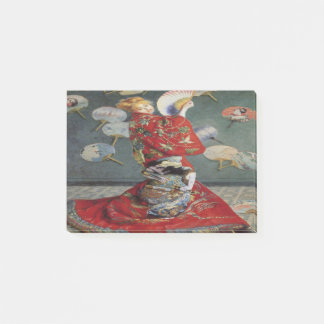 Camille Monet in Japans kostuum door Claude Monet Post-it® Notes
