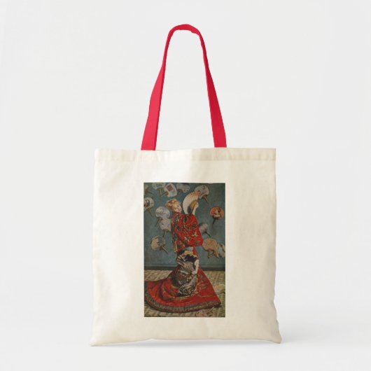 Camille Monet in Japans kostuum door Claude Monet Tote Bag (Voorkant)
