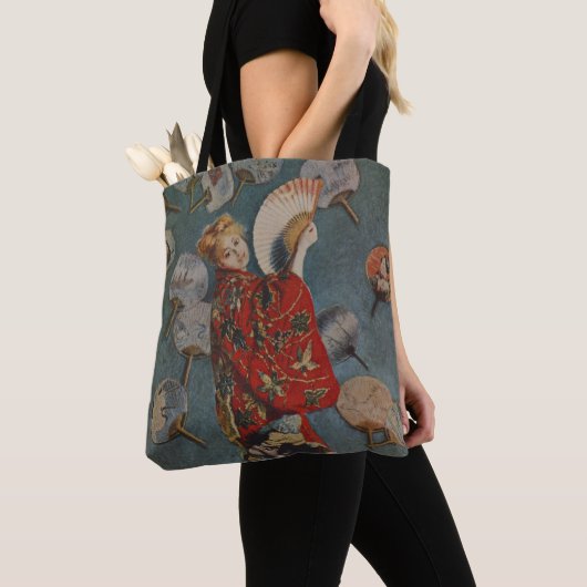 Camille Monet in Japans kostuum door Claude Monet Tote Bag (Dichtbij)