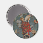 Camille Monet in Japanse kostuums door Claude Mone Magneet (Voorkant / Achterkant)