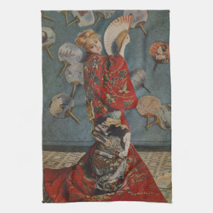 Camille Monet in Japanse kostuums door Claude Mone Theedoek