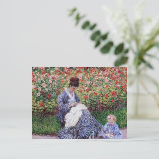 Camille Monet Kindertuin Argenteuil Briefkaart (Staand voorkant)