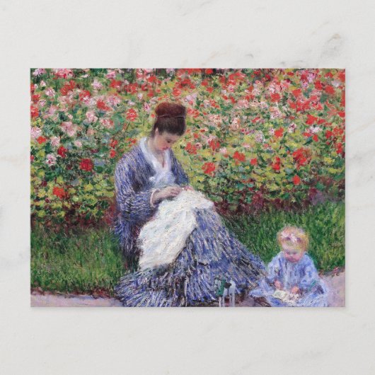 Camille Monet Kindertuin Argenteuil Briefkaart (Voorkant)