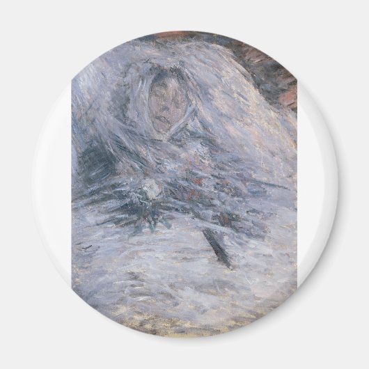 Camille Monet op haar sterfbed (1879) Magneet (Voorkant)