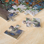 Camille Monet op Window Monet Fine Art Legpuzzel (Zijkant)
