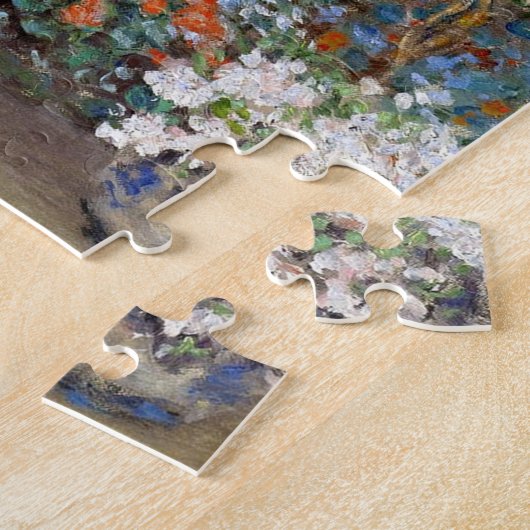 Camille Monet op Window Monet Fine Art Legpuzzel (Zijkant)