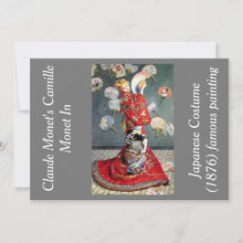 Camille Monet van Claude Monet in Japan Kaart