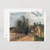 Camille Pissaro - Coach, Emery 1877-kosolie Briefkaart (Voorkant / Achterkant)