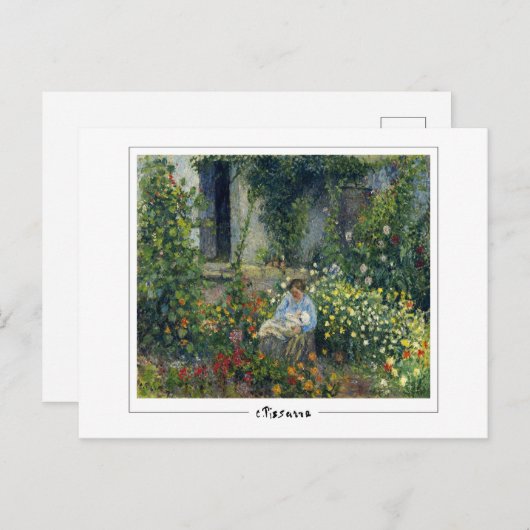 Camille Pissarro #129-2 - Fine Art Briefkaart (Voorkant / Achterkant)