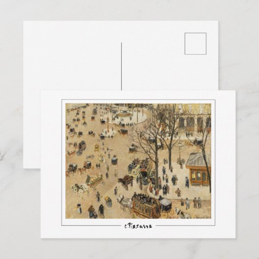Camille Pissarro #15-2 - Fine Art Briefkaart (Voorkant / Achterkant)