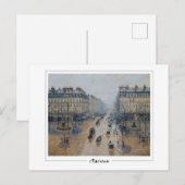 Camille Pissarro #181 - Kunstmatig Briefkaart (Voorkant / Achterkant)