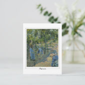 Camille Pissarro #30 - Fine Art Briefkaart (Staand voorkant)