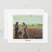 Camille Pissarro #388-2 - Fine Art Briefkaart (Voorkant / Achterkant)