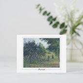 Camille Pissarro #394-2 - Fine Art Briefkaart (Staand voorkant)