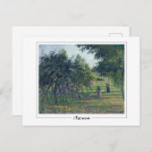 Camille Pissarro #394-2 - Fine Art Briefkaart (Voorkant / Achterkant)