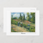 Camille Pissarro #427-2 - Kunstmatig Briefkaart (Voorkant / Achterkant)