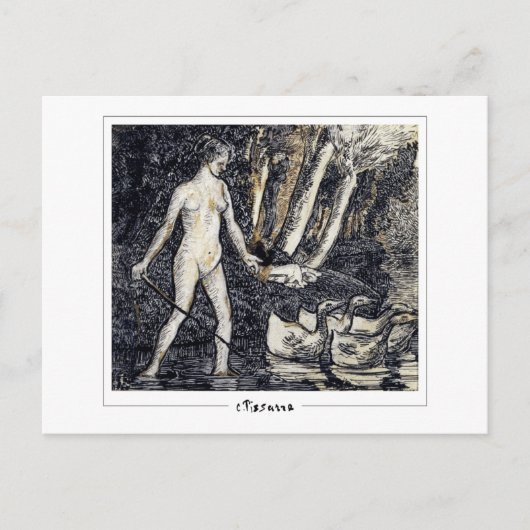 Camille Pissarro #472-2 - Fine Art Briefkaart (Voorkant)