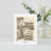Camille Pissarro #553-2 - Fine Art Briefkaart (Staand voorkant)