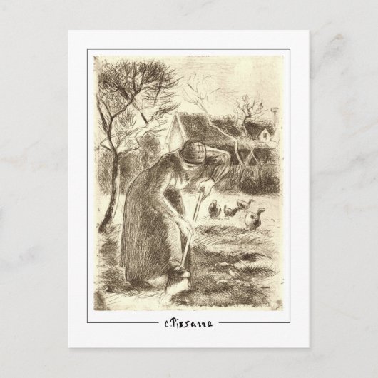 Camille Pissarro #553-2 - Fine Art Briefkaart (Voorkant)