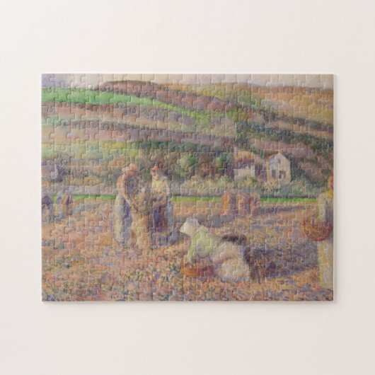 Camille Pissarro | Aardappeloogst Legpuzzel (Horizontaal)
