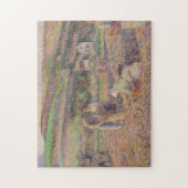 Camille Pissarro | Aardappeloogst Legpuzzel (Verticaal)