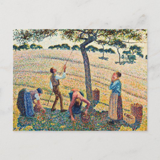 Camille Pissarro - Apple Harvest Briefkaart (Voorkant)