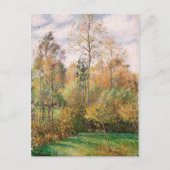 Camille Pissarro - Autumn, Poplars, Eragny Briefkaart (Voorkant)