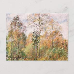 Camille Pissarro - Autumn, Poplars, Eragny Briefkaart