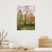 Camille Pissarro - Autumn, Poplars, Eragny Poster (Keuken)