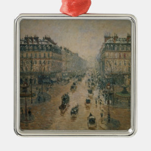 Camille Pissarro Avenue de L'Opera, Parijs, 1898 Metalen Ornament
