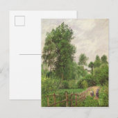Camille Pissarro | Betaling, temps gris a Eragny Briefkaart (Voorkant / Achterkant)