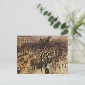 Camille Pissarro- Boulevard des Italiens vanmiddag Briefkaart (Staand voorkant)