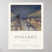Camille Pissarro Boulevard Montmartre Art Exhibit Poster (Voorkant)