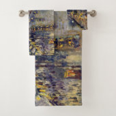 Camille Pissarro - Boulevard Montmartre bij nacht Bad Handdoek (Insitu)
