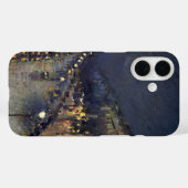 Camille Pissarro Boulevard Montmartre bij nacht Case-Mate iPhone Case (Achterkant (horizontaal))