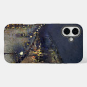 Camille Pissarro Boulevard Montmartre bij nacht Case-Mate iPhone Case (Achterkant (horizontaal))