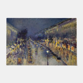 Camille Pissarro - Boulevard Montmartre bij nacht Deurmat (Voorkant)