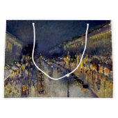 Camille Pissarro - Boulevard Montmartre bij nacht Groot Cadeauzakje (Voorkant)
