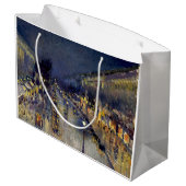 Camille Pissarro - Boulevard Montmartre bij nacht Groot Cadeauzakje (Achterkant Gekanteld)