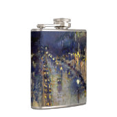 Camille Pissarro - Boulevard Montmartre bij nacht Heupfles (Rechts)