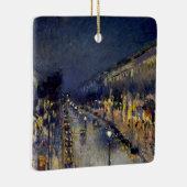 Camille Pissarro - Boulevard Montmartre bij nacht Keramisch Ornament (Rechts)