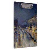 Camille Pissarro - Boulevard Montmartre bij nacht Klembord (Rechts)