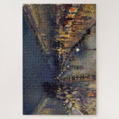 Camille Pissarro Boulevard Montmartre bij nacht Legpuzzel (Verticaal)