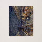 Camille Pissarro Boulevard Montmartre bij nacht Legpuzzel (Verticaal)