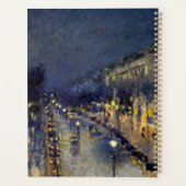 Camille Pissarro - Boulevard Montmartre bij nacht Planner (Achterkant)