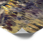 Camille Pissarro Boulevard Montmartre bij nacht Poster (Hoek)