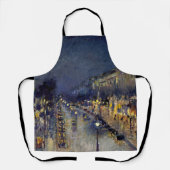 Camille Pissarro - Boulevard Montmartre bij nacht Schort (Voorkant)