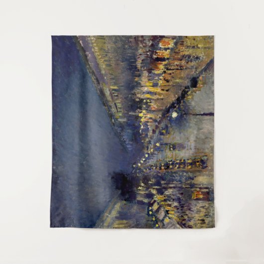 Camille Pissarro - Boulevard Montmartre bij nacht Wandkleed (Voorkant)