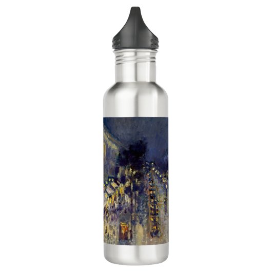 Camille Pissarro - Boulevard Montmartre bij nacht Waterfles (Links)